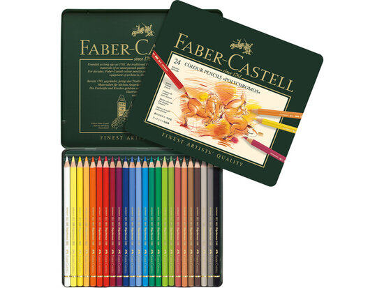 Faber-Castell Polychromos kleurpotloden 24 stuks