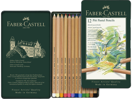 Faber-Castell Pitt Pastel Potloden 12 stuks