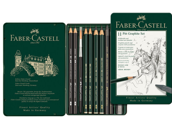Faber-Castell Pitt Grafietset 11delig