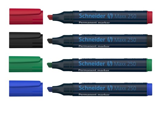marker Schneider Maxx 250 permanent beitelpunt 
