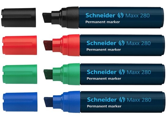 Schneider Maxx 280 marker permanent beitelpunt