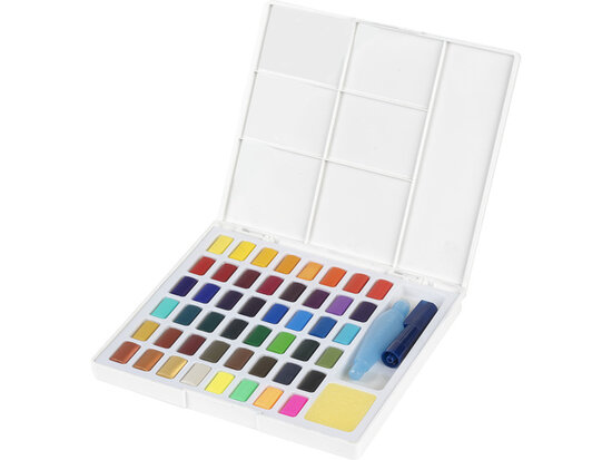Faber-Castell Aquarel verf in box met 48 kleuren