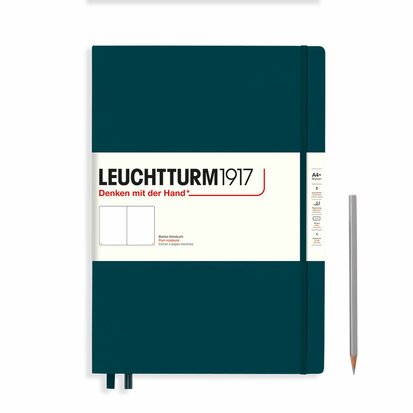 Leuchtturm A4+ Master Classic Hardcover Notitieboek Pacific Green