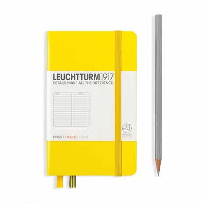 Leuchtturm A6 Pocket Hardcover Notitieboek Lemon