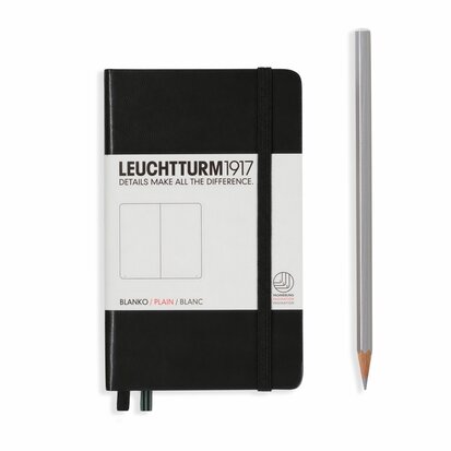 Leuchtturm A6 Pocket Hardcover Notitieboek Black