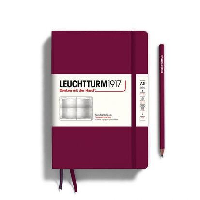 Leuchtturm A5 Medium Hardcover Notitieboek Port Red