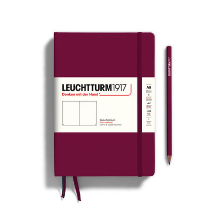 Leuchtturm A5 Medium Hardcover Notitieboek Port Red
