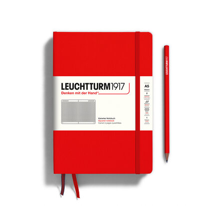 Leuchtturm A5 Medium Hardcover Notitieboek Red