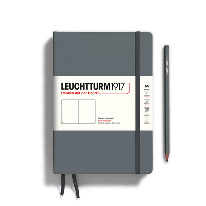 Leuchtturm A5 Medium Hardcover Notitieboek Anthracite