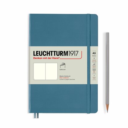Leuchtturm A5 Medium Softcover Notitieboek Stone Blue