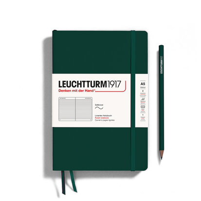 Leuchtturm A5 Medium Softcover Notitieboek Forest Green