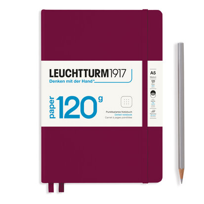 Leuchtturm A5 Hardcover Notitieboek 120 g/m² Port Red