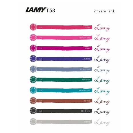 LAMY inktpot Crystal inkt T53 30ml