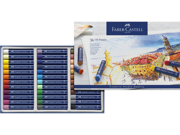 Faber-Castell olie pastelkrijt Creative Studio Set 36 stuks