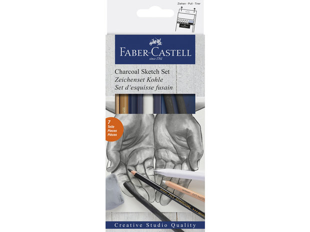 Faber-Castell Goldfaber houtskoolset