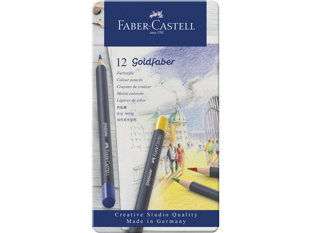 Faber-Castell Goldfaber Blik à 12 stuks