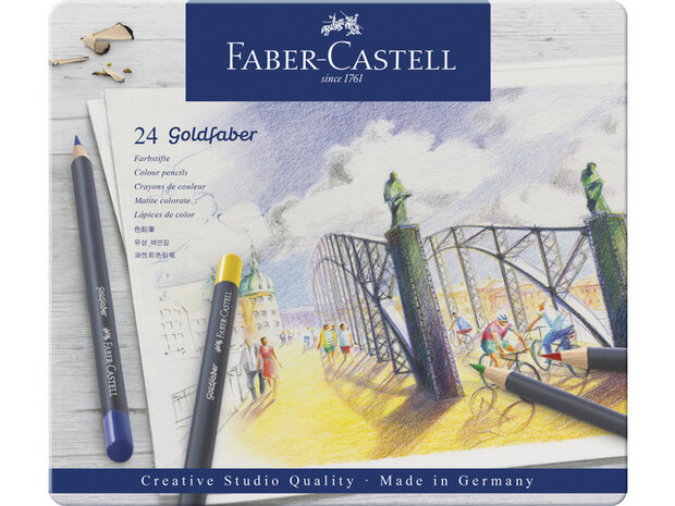 Faber-Castell Goldfaber Blik à 24 stuks