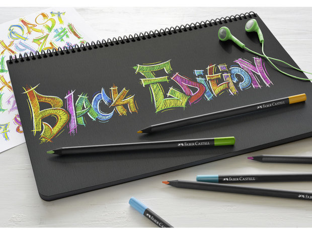 Faber-Castell Black Edition Kleurpotloden a 24 stuks