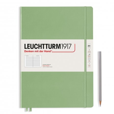 Leuchtturm A4+ Master Slim Hardcover Notitieboek Sage