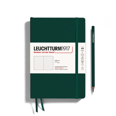 Leuchtturm A5 Medium Softcover Notitieboek Forest Green
