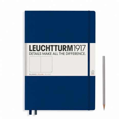Leuchtturm A4+ Master Classic Hardcover Notitieboek Navy