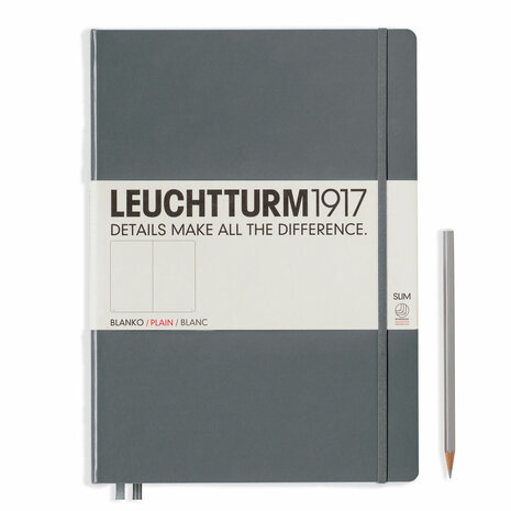 Leuchtturm A4+ Master Slim Hardcover Notitieboek Anthracite