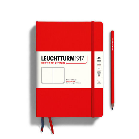 Leuchtturm A5 Medium Hardcover Notitieboek Red