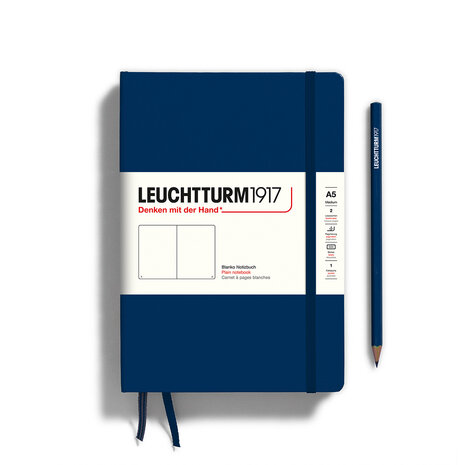 Leuchtturm A5 Medium Hardcover Notitieboek Navy
