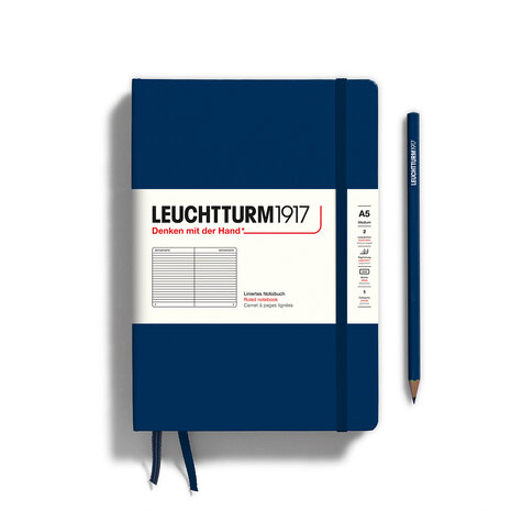 Leuchtturm A5 Medium Hardcover Notitieboek Navy
