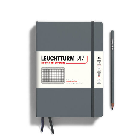 Leuchtturm A5 Medium Hardcover Notitieboek Anthracite