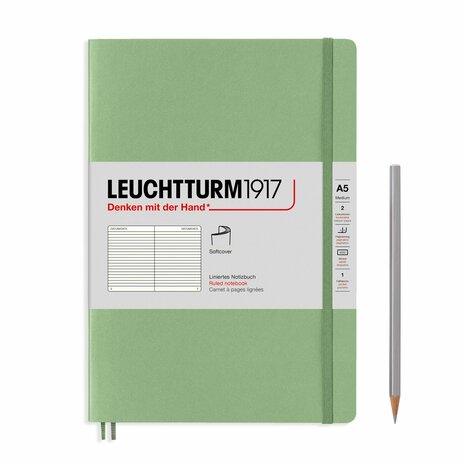 Leuchtturm A5 Medium Softcover Notitieboek Sage