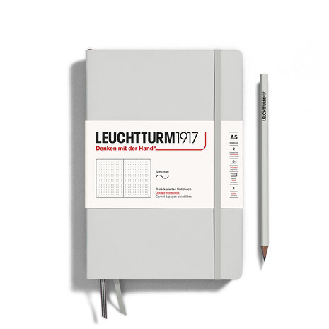 Leuchtturm A5 Medium Softcover Notitieboek Light Grey