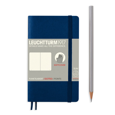 Leuchtturm A6 Pocket Softcover Notitieboek Navy