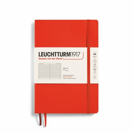 Leuchtturm A5 Medium Softcover Notitieboek Lobster