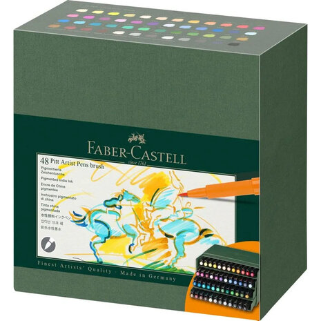Faber-Castell 48 Pitt Artist Pens Brush 